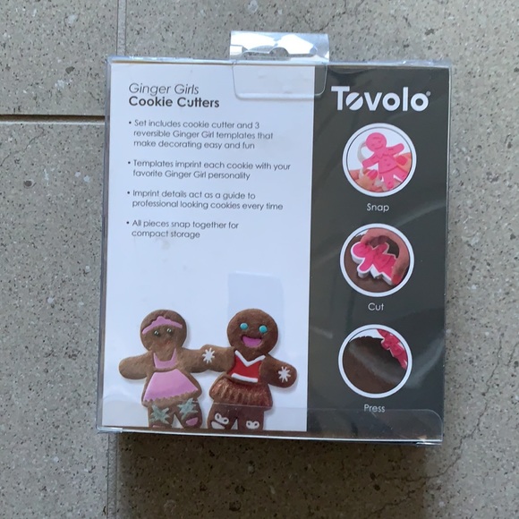 Tovolo Ginger Girls Cookir Cutters - Picture 2 of 7